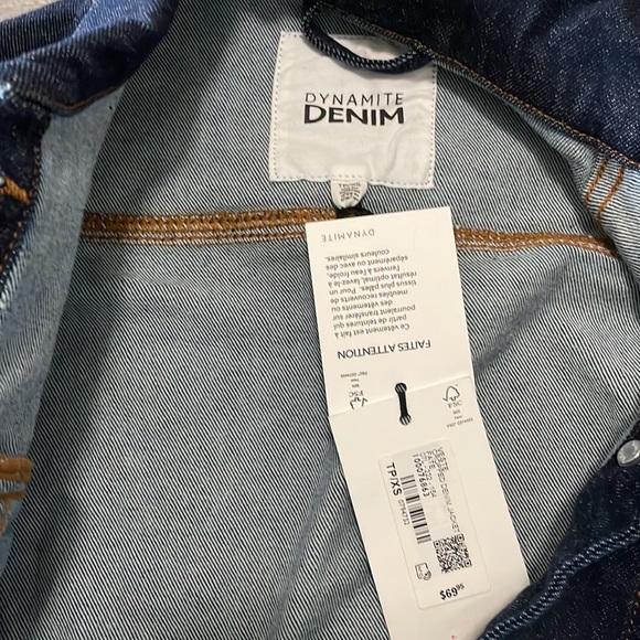 Dynamite Cropped Denim Jacket - Picture 3 of 5